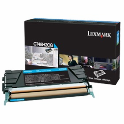 LEXMARK C748 toner cartridge cyan high capacity 10.000 pa...