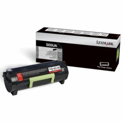 LEXMARK 500XA toner cartridge black standard capacity 10....