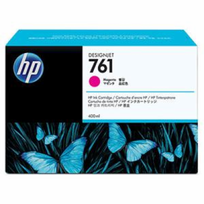 HP 761 Purpurová inkoustová kazeta DesignJet, 400 ml