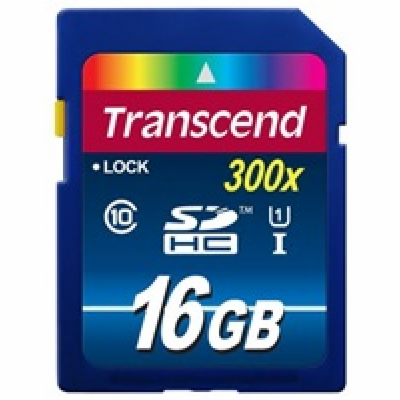 Transcend 16GB SDHC (Class10) UHS-I 400X (Premium) paměťo...