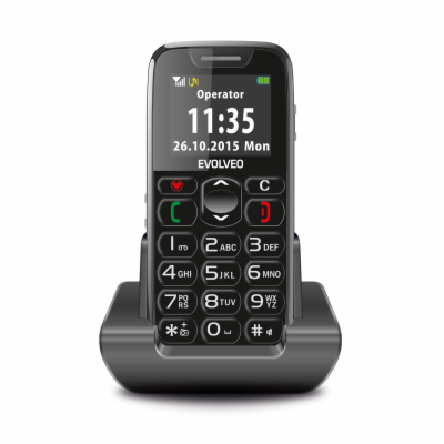 EVOLVEO EasyPhone EP 500 Black mobilní telefon pro senior...