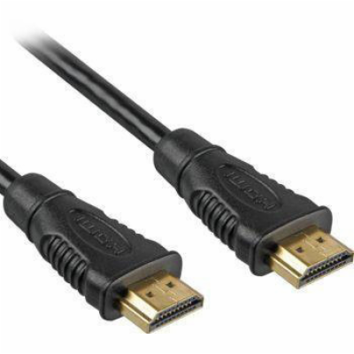 PREMIUMCORD Kabel HDMI - HDMI 0,5m (v1.4, 3D, zlacené kon...