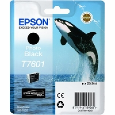 EPSON ink čer ULTRACHROME HD "Kosatka" - Light Black - T7...