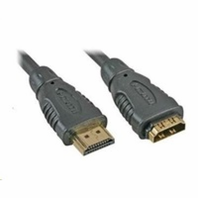 PREMIUMCORD Kabel prodlužovací HDMI - HDMI 2m, zlacené ko...