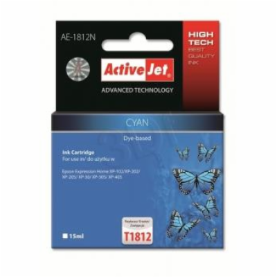 ActiveJet inkoust Epson T1812 Cyan new        AE-1812N   ...
