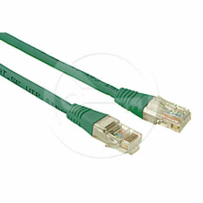 SOLARIX patch kabel CAT5E UTP PVC 2m zelený non-snag proof
