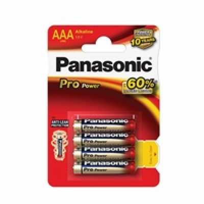 PANASONIC Alkalické baterie Pro Power LR03PPG/4BP AAA 1,5...