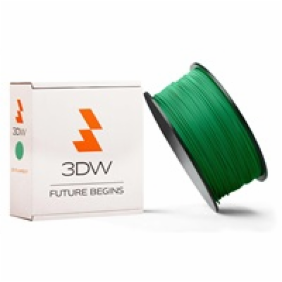 3DW - PLA filament 1,75mm zelená, 0,5kg, tisk 190-210°C