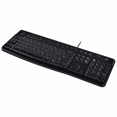 LOGITECH K120 Corded Keyboard black USB for Business - EM...