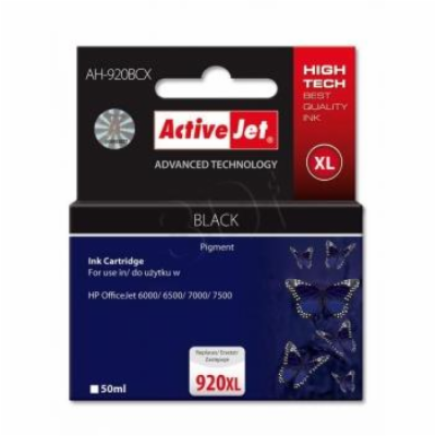 ActiveJet inkoust HP CD975AE Premium 920XL Black, 50 ml  ...