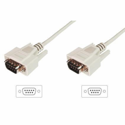 Digitus Připojovací kabel datového přenosu, D-Sub9 M / M,...