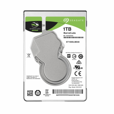 Seagate BarraCuda 1TB, ST1000LM048 HDD 2.5" 1TB, SATAIII/...