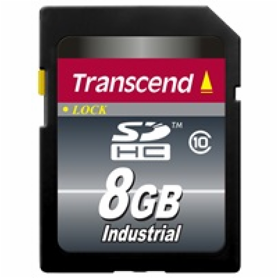 Transcend 8GB SDHC průmyslová paměťová karta, Class 10