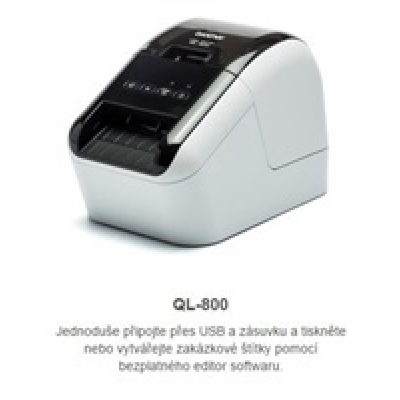 Brother QL-800 QL800YJ1 tiskárna samolepících štítků