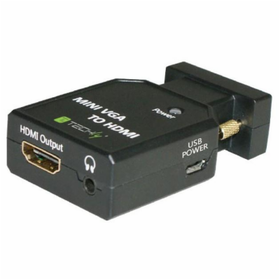 TECHLY 026517 VGA + 3.5mm audio to HDMI converter adapter...