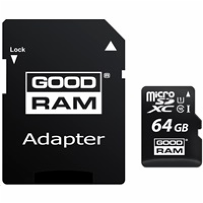 GOODRAM MicroSDXC karta 64GB M1AA, UHS-I Class 10, U1 + a...