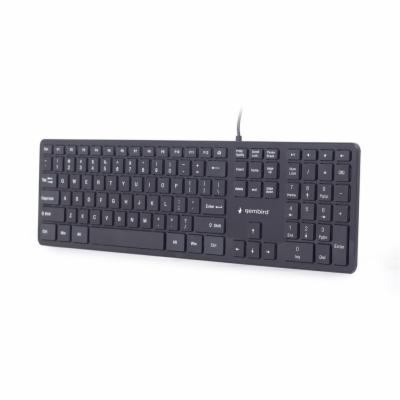GEMBIRD KB-MCH-02 Multimedia X-scissors keyboard USB US l...