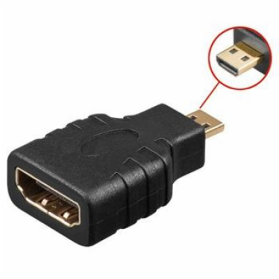 PremiumCord Adapter HDMI Typ A samice - micro HDMI Typ D ...