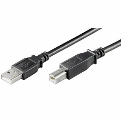 PREMIUMCORD Kabel USB 2.0 A-B propojovací 1m - zahnutý B ...