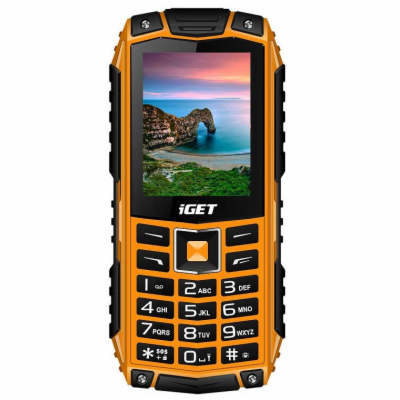 iGET Defender D10 Orange - odolný telefon IP68, DualSIM, ...
