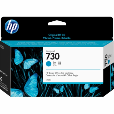 HP 730 130-ml Cyan Ink Crtg