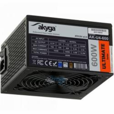 Akyga PC zdroj 600W Ultimate Series modulární 80+ Bronze ...