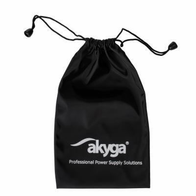 Akyga ochranná taška pro napájecí adaptér notebooku/cerná