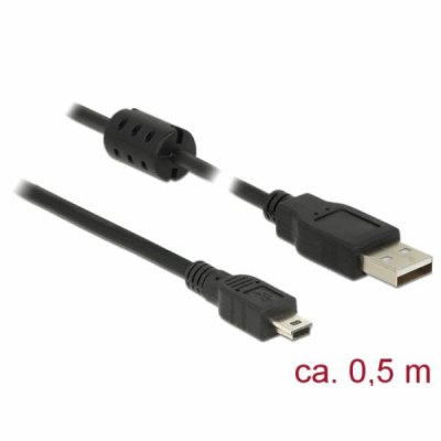Delock Kabel USB 2.0 Typ-A samec > USB 2.0 Mini-B samec 0...