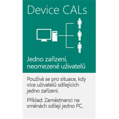 MS OEM Windows Server CAL 2019 EN 1pk 5 Device CAL