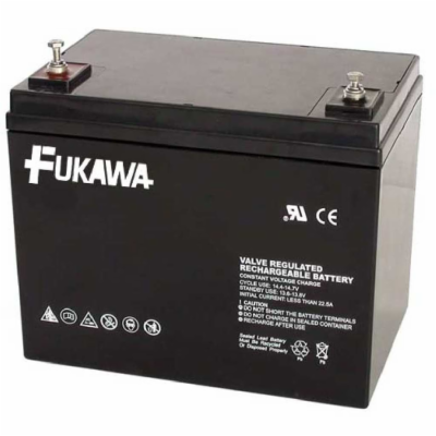 akumulátor FUKAWA FWL 75-12 (12V; 75Ah; závit M6; životno...