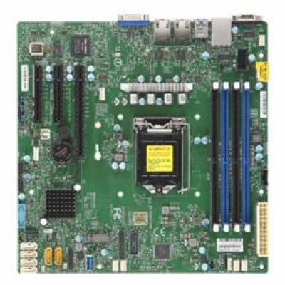 SUPERMICRO MB 1xLGA1151 (Xeon E3-21xx,i3), C242, 4xDDR4, ...