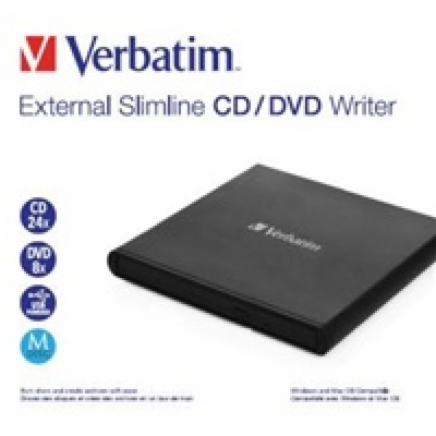 Verbatim 53504 VERBATIM externí mechanika Slimline CD/DVD...