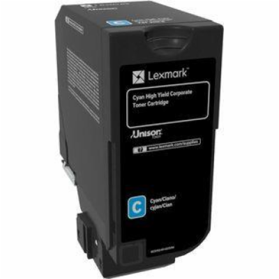 LEXMARK CS725 Cyan High Yield Corporate Cartridge (12K)