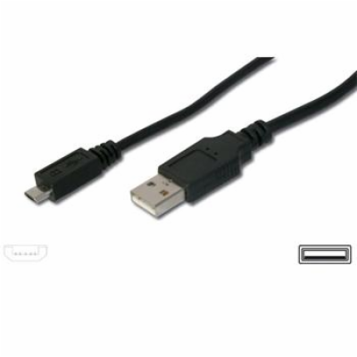 PremiumCord Kabel micro USB 2.0, A-B 0,75m  kabel navržen...
