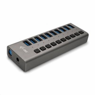 i-tec USB 3.0 HUB 10-port 10W + napájecí adaptér 48W