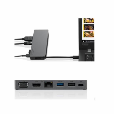 Lenovo Hub ThinkPad USB-C Travel Hub (VGA, HDMI, 2xUSB, R...