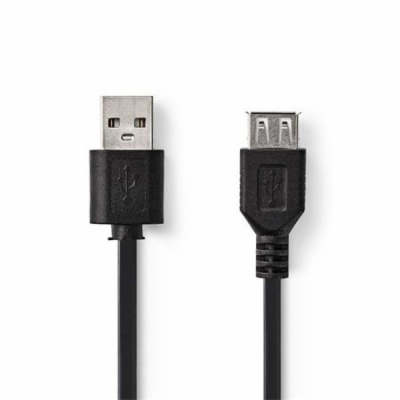 Kabel USB 2.0 A konektor/USB 2.0 A zdířka 0,2m NEDIS CCGP...