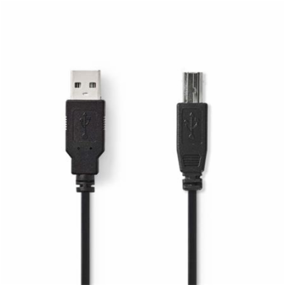 Nedis CCGB60100BK20 - USB 2.0 kabel | A Zástrčka - B Zást...