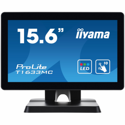 IIYAMA ProLite T1633MC-B1 15.6inch 39.6cm WIDE LCD 10-Poi...