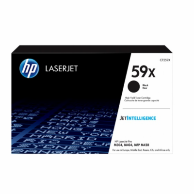 HP 59X Black LaserJet Toner Cartridge (10,000 pages)