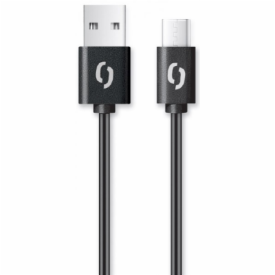 Datový kabel ALIGATOR 2A USB-C 1m, černý