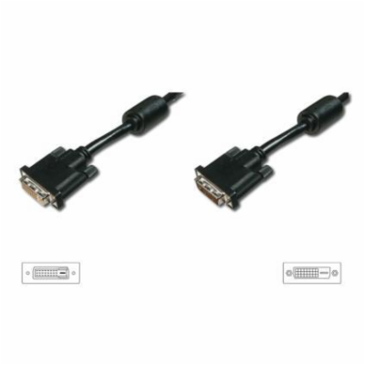 Digitus Prodlužovací kabel DVI, DVI (24 + 1), 2x ferit M ...
