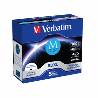 Verbatim BD-R 100GB 4x, printable, jewel, 5ks (43834) VER...