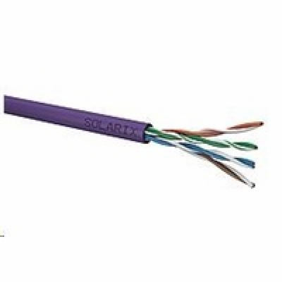Instalační kabel Solarix UTP, Cat5E, drát, LSOH, box 305m...