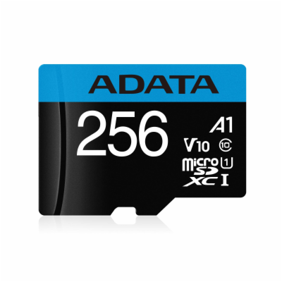 ADATA MicroSDHC karta 256GB UHS-I Class 10, Premier + ada...
