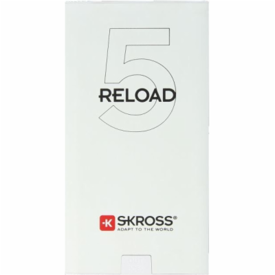 SKROSS Reload 5 5000mAh, 2x 2A výstup, microUSB kabel, bílý