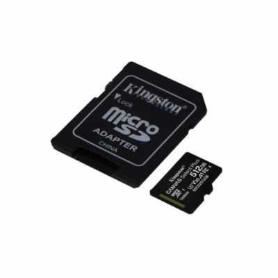 Kingston MicroSDXC karta 512GB Canvas Select Plus 100R A1...