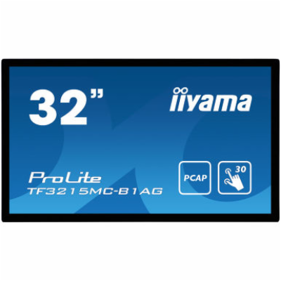 32" iiyama TF3215MC-B1AG: FullHD,capacitive, 500cd/m2, VG...