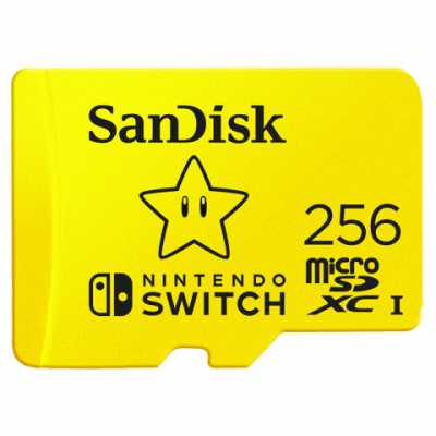 SanDisk MicroSDXC karta 256GB for Nintendo Switch (R:100/...