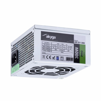 Akyga SFX PC zdroj 300W ventilátor 8cm